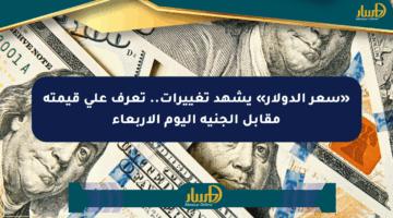 «سعر الدولار» يشهد تغييرات.. تعرف على قيمته مقابل الجنيه اليوم الأربعاء